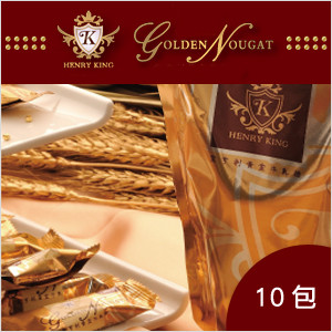 【愛品味】原味火山豆 手工黃金牛軋糖(250g/包) 10包