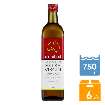 澳洲red island(紅島)特級冷壓初榨橄欖油750ml 六入