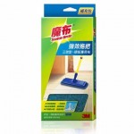 【3M】魔布強效拖把三效型-頑垢專用布(補充包2入)