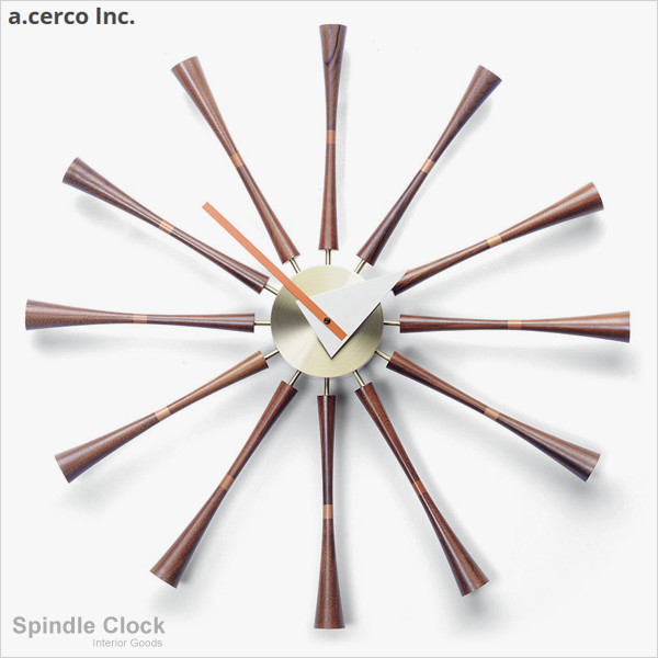 B19008【a.cerco】軸心掛鐘 Spindle Clock