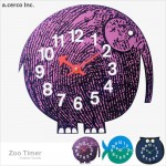 B19009【a.cerco】動物園掛鐘 Zoo Timer Clock (三款可選)