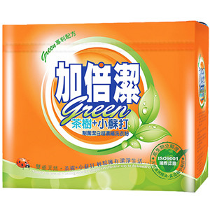 【加倍潔】茶樹濃縮制菌洗衣粉(1.5kgx6盒/箱)