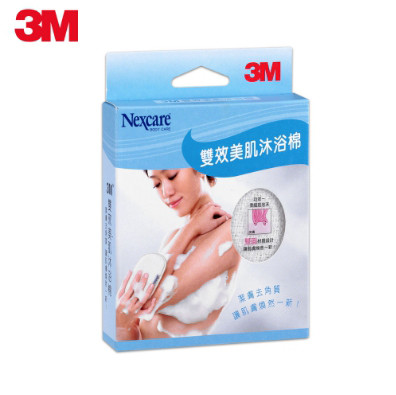 【3M】雙效美肌沐浴棉（20入/箱）