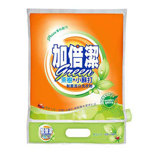 【加倍潔】茶樹+小蘇打制菌洗衣粉(1kgx12包/箱)