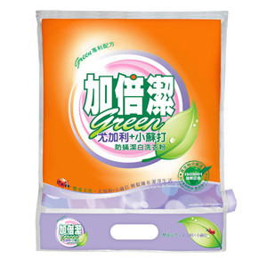 【加倍潔】尤加利+小蘇打制菌洗衣粉(1kgx12包/箱)