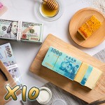 鈔票蛋糕盒裝（新台幣、美金、人民幣共三條)X10 組 免運