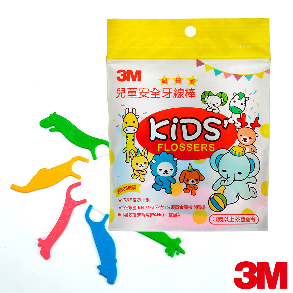 【3M】兒童牙線棒散裝（38支/包）