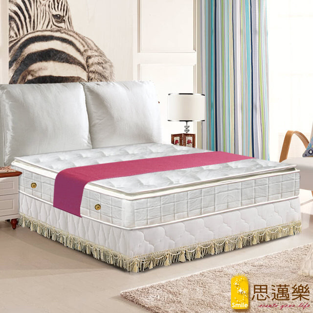 【smile思邁樂】黃金睡眠五段式正三線乳膠獨立筒床墊6X6.2尺(雙人加大)860159