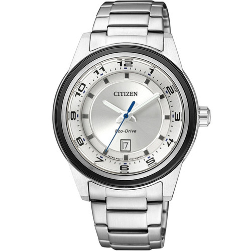 CITIZEN Eco-Drive光動能黑色颶風鋼帶女用腕錶(FE1094-65A)