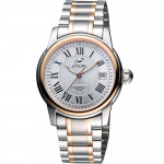 ENICAR 英納格 羅馬經典日曆機械腕錶 / 雙色(3165-50-321GK)