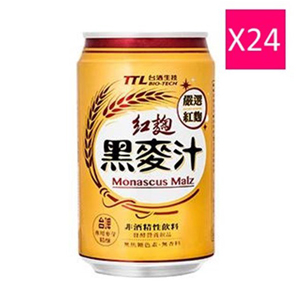 【台酒】0.33公升罐裝TTL紅麴黑麥汁（24入）