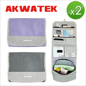 【AKWATEK】旅行收納盥洗包(AK-08016) X2入