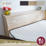 【藤原傢俬】經濟型床頭箱5尺(雙人)-梧桐