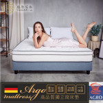 【藤原傢俬】德國ARGO高品質獨立筒床墊雙人加大(6尺)