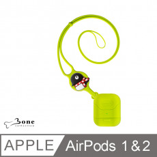 【Bone】AirPods 1代/2代 頸掛保護套 AirPods Lanyard Case - 企鵝小丸