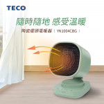 【TECO東元】陶瓷擺頭電暖器-綠YN1004CBG