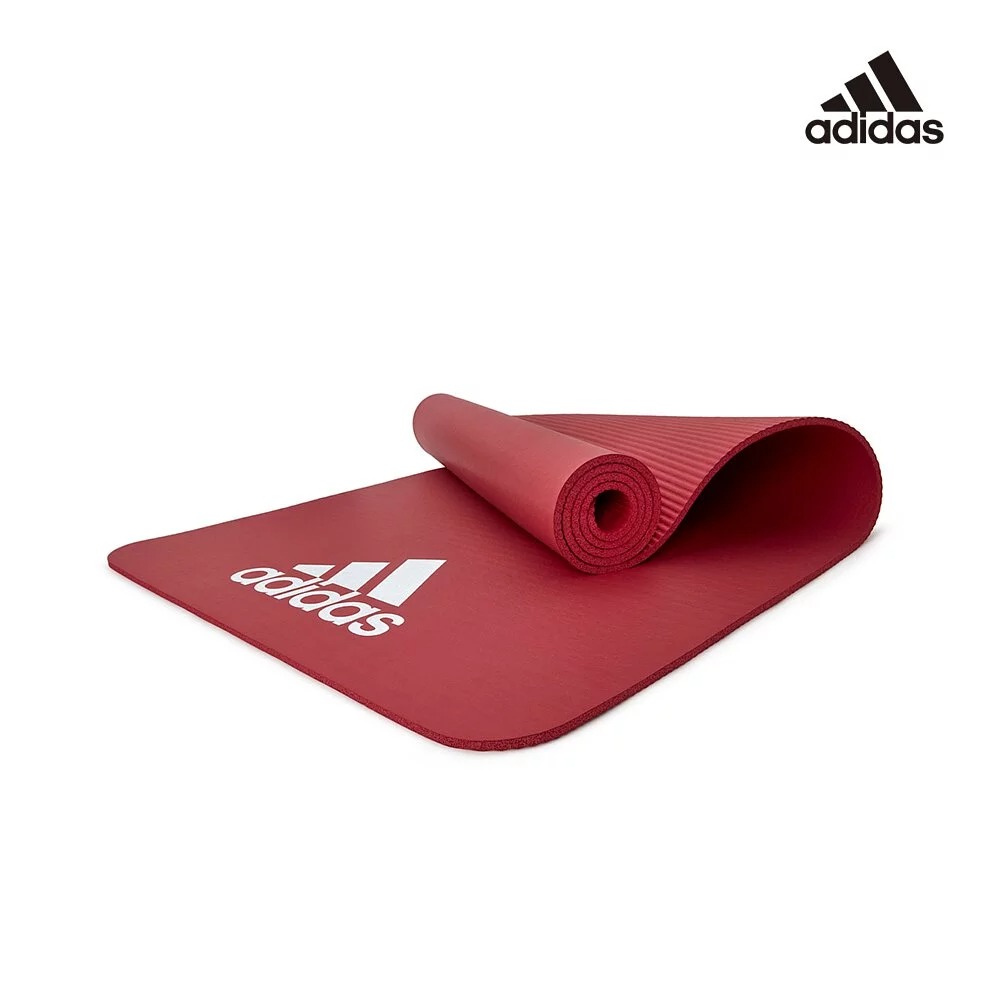 Adidas Training-輕量防滑彈性運動墊-7mm(紅)