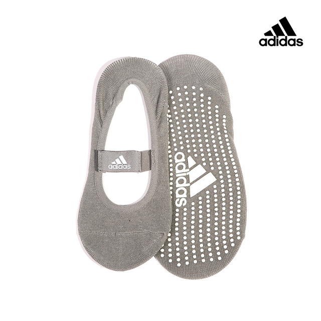 Adidas 防滑吸汗瑜珈襪-灰 (20-23cm)