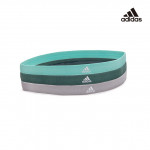 Adidas Yoga - 止滑運動髮帶組(淺灰/薄荷綠/森林綠)