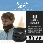 Reebok-保暖舒適運動脖圍（黑）