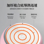 日式麥飯石塗層雪平鍋(泡麵鍋) 不挑爐灶可用於燃氣灶、電磁爐、電陶爐(含蓋子)